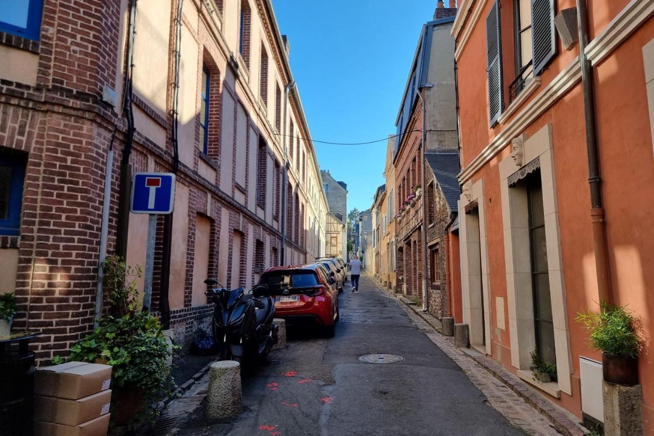 Les Chabannettes - Maisonette & Terrace 2P - Heart Of Honfleur Luaran gambar