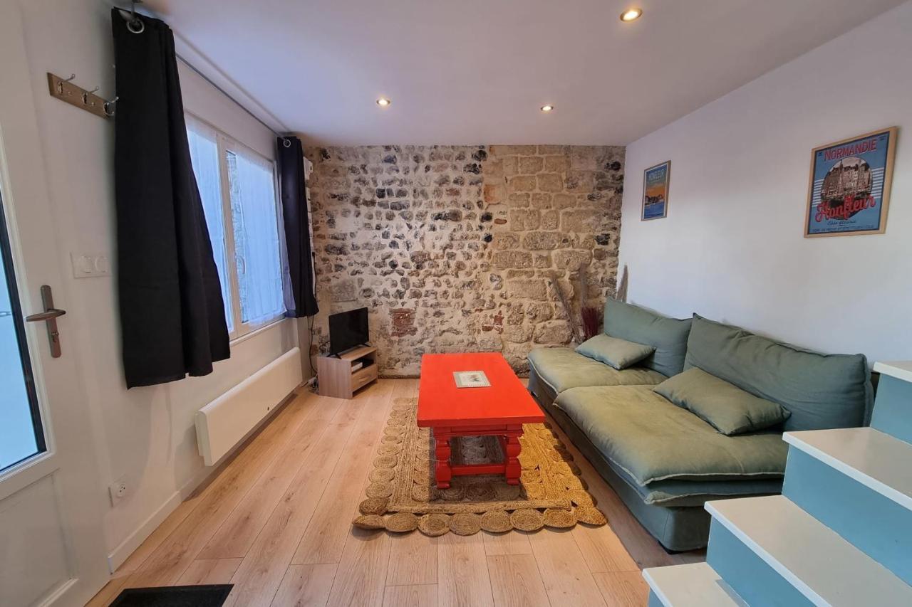 Les Chabannettes - Maisonette & Terrace 2P - Heart Of Honfleur Luaran gambar